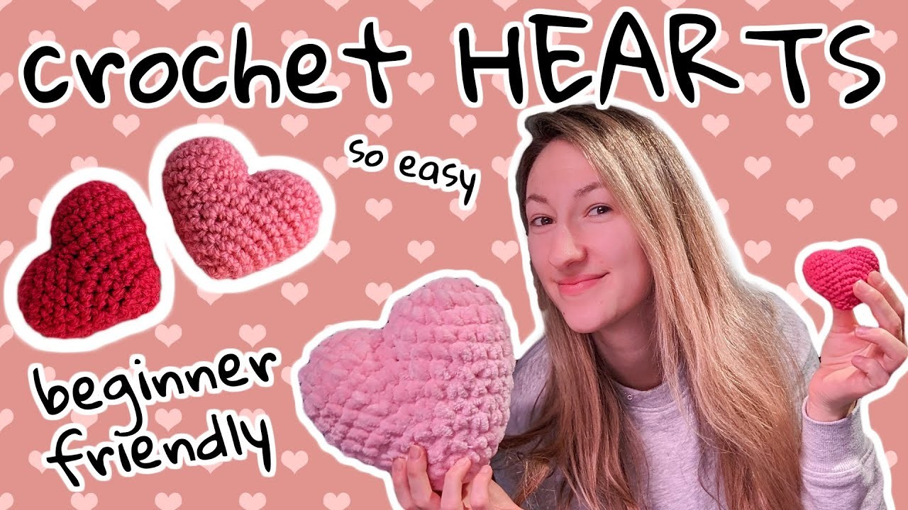 Easiest Most Adorable Heart Crochet Pattern