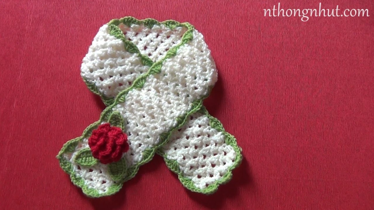 [ENG SUB] Crochet baby scarf. Bufanda de lana a crochet fácil. Crochet Scarf With Michelle