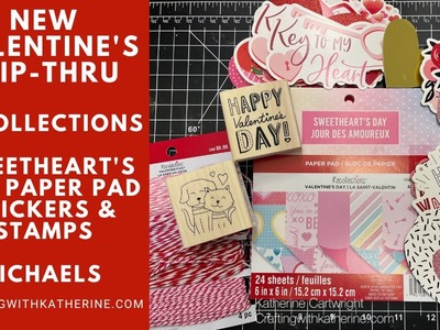 FINALLY! NEW Valentine's Day Products at Michaels | Recollections Sweetheart's Day 6x6 Paper Pad