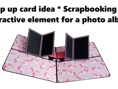 FREE Birthday book tutorial: Create Pop Up Photo Album From Scrapbook Pages!
