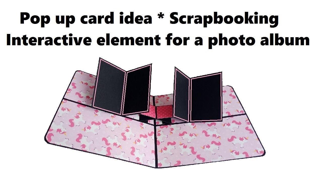 FREE Birthday book tutorial: Create Pop Up Photo Album From Scrapbook Pages!