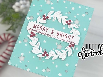 How To Have Fun with Textures (And Create A Christmas Wreath Card)