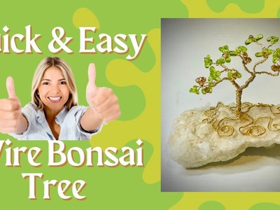 How to make a Beaded Wire Tree, To Easy to Believe!