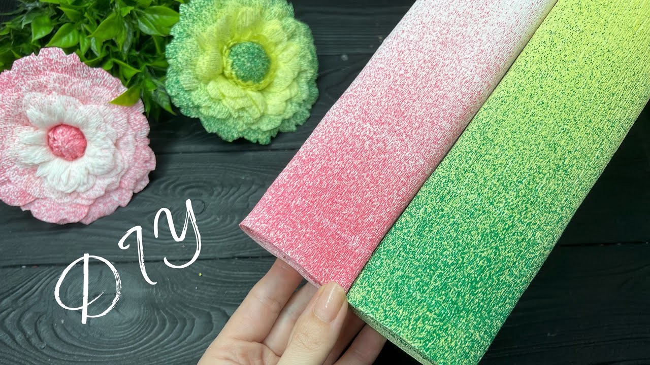 How To Make Crepe Paper Flowers: Crepe Paper Decoration Ideas