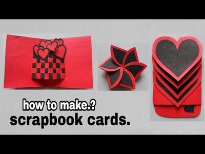 How to make Scrapbook cards  | scrapbook cards tutorial | easy handmade greeting #scrapbook #cards