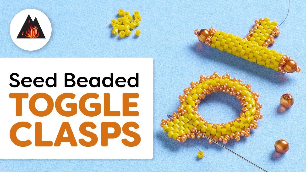 How to Make Seed Beaded Toggle Clasps