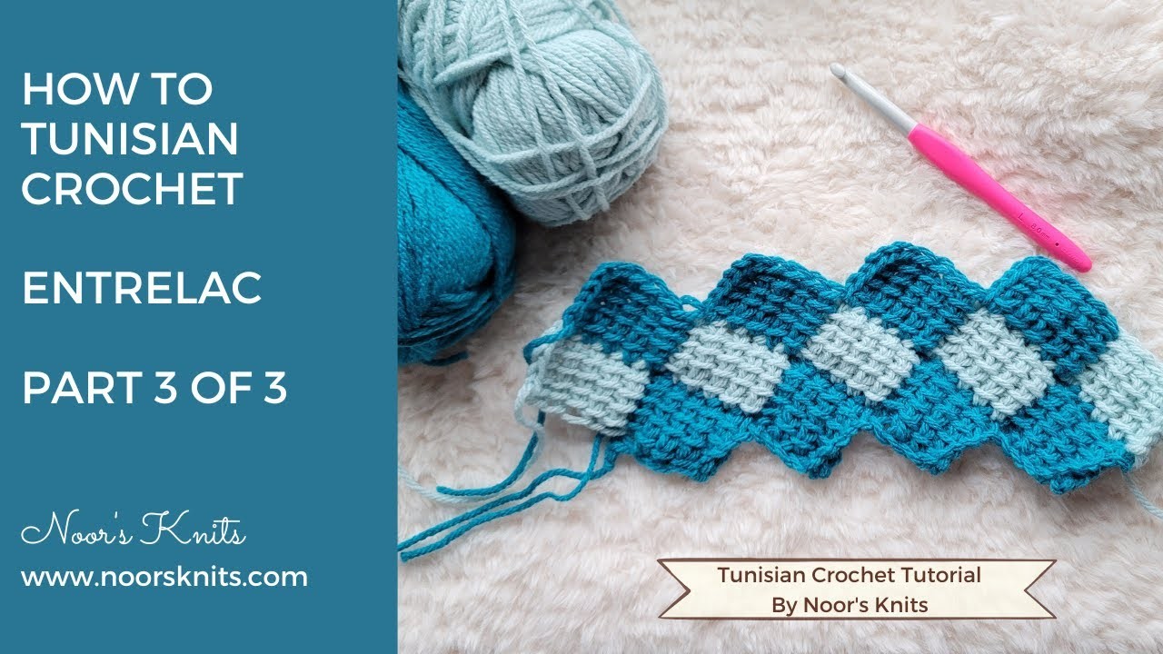 How to: Tunisian Crochet Entrelac Part 3, Tunisian Entrelac, entrelac crochet tutorial