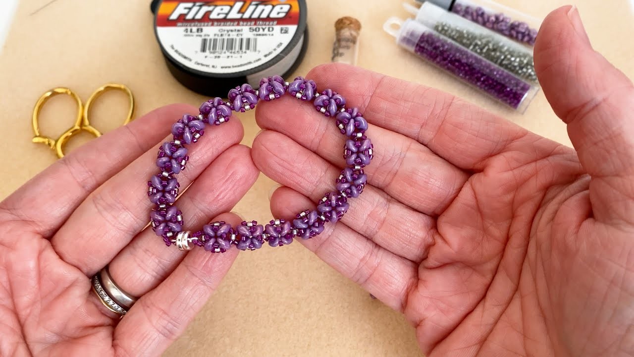 Jewelry Making Tutorial: How to Make the Garden Party Beaded Bracelet