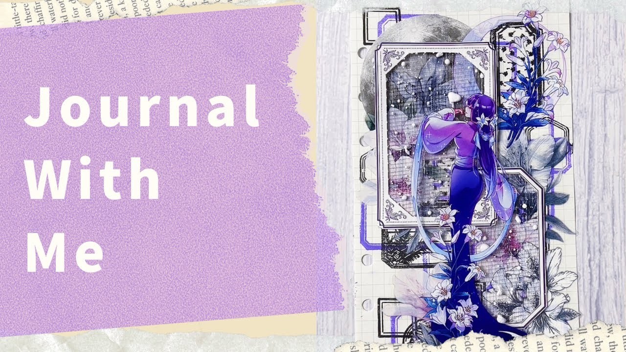 Journal with me | Scrapbook Supplies| How to Start Journaling | Scrapbooking Idea | ASMR