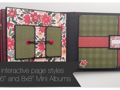 Project share: 25 different interactive page styles for 6x6" und 8x8" mini albums (MEGA BUNDLE NO.2)