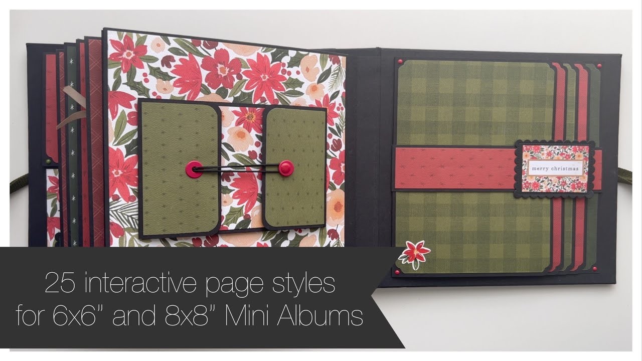 Project share: 25 different interactive page styles for 6x6" und 8x8" mini albums (MEGA BUNDLE NO.2)