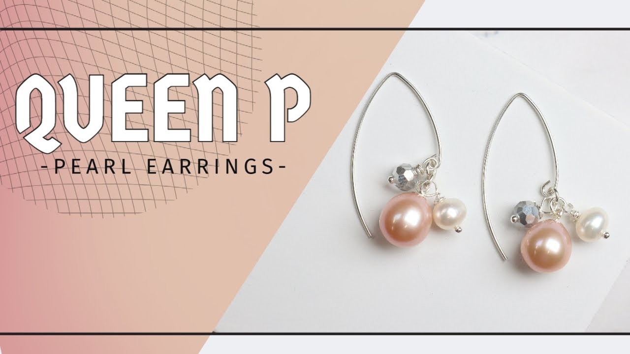 QUEEN P! Pearl earring Set- How To