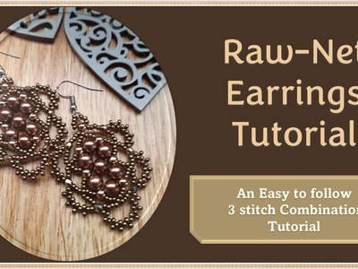 RAW Pearl Earrings Tutorial | How to make earrings | DIY jewelry