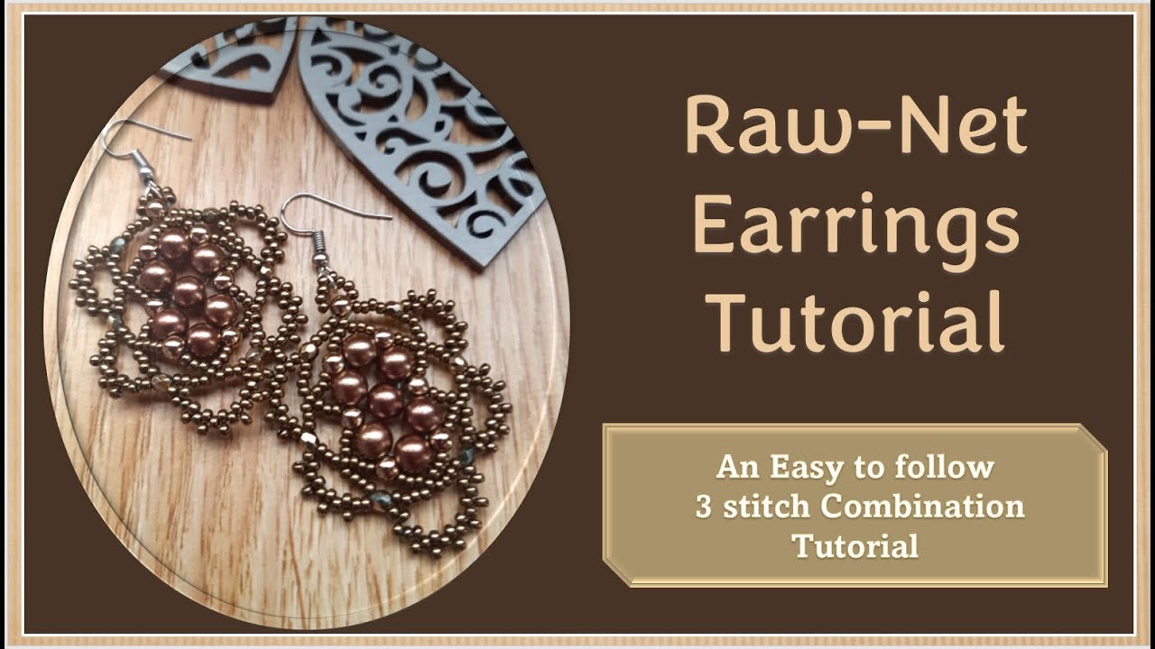 RAW Pearl Earrings Tutorial | How to make earrings | DIY jewelry