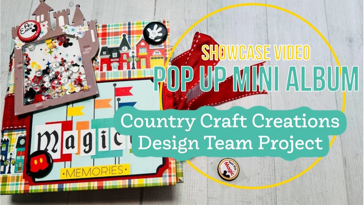 Showcase Video Say Cheese at the Park Pop Up Album  | Country Craft Creations Design Team Project