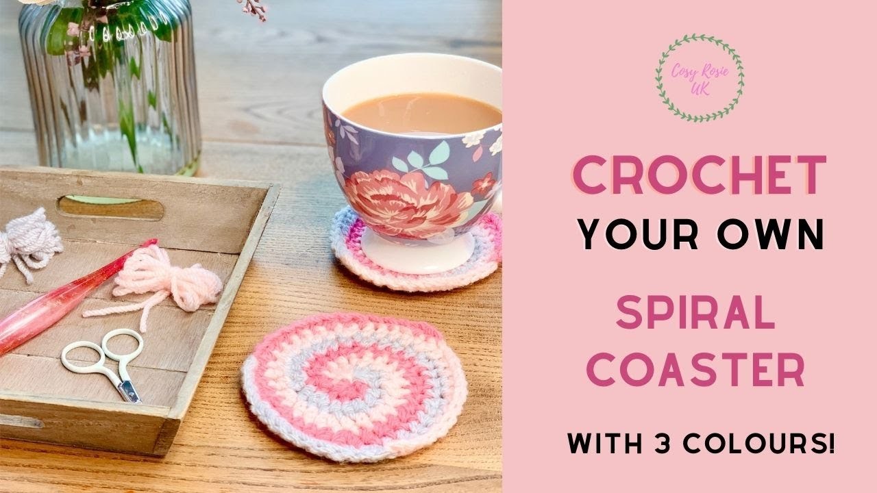 Spiral Crochet Coaster Pattern