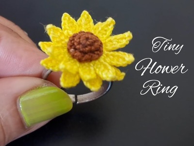 SUNFLOWER RING | BEAUTIFUL RING | VERY EASY PATTERN