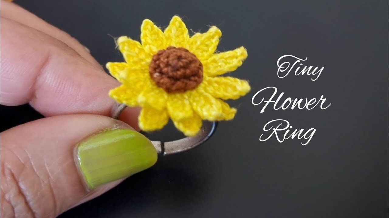SUNFLOWER RING | BEAUTIFUL RING | VERY EASY PATTERN