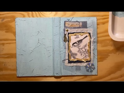 Tutorial: How to make a junk journal cover using an old hardback book