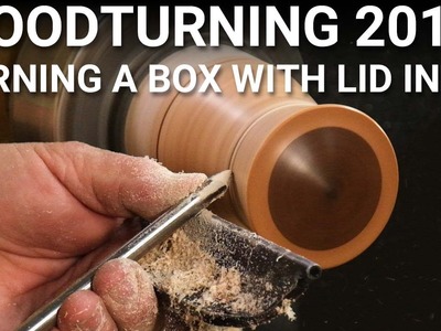 Woodturning 201 - Video 3 - Turning a Box with a Lid Inlay