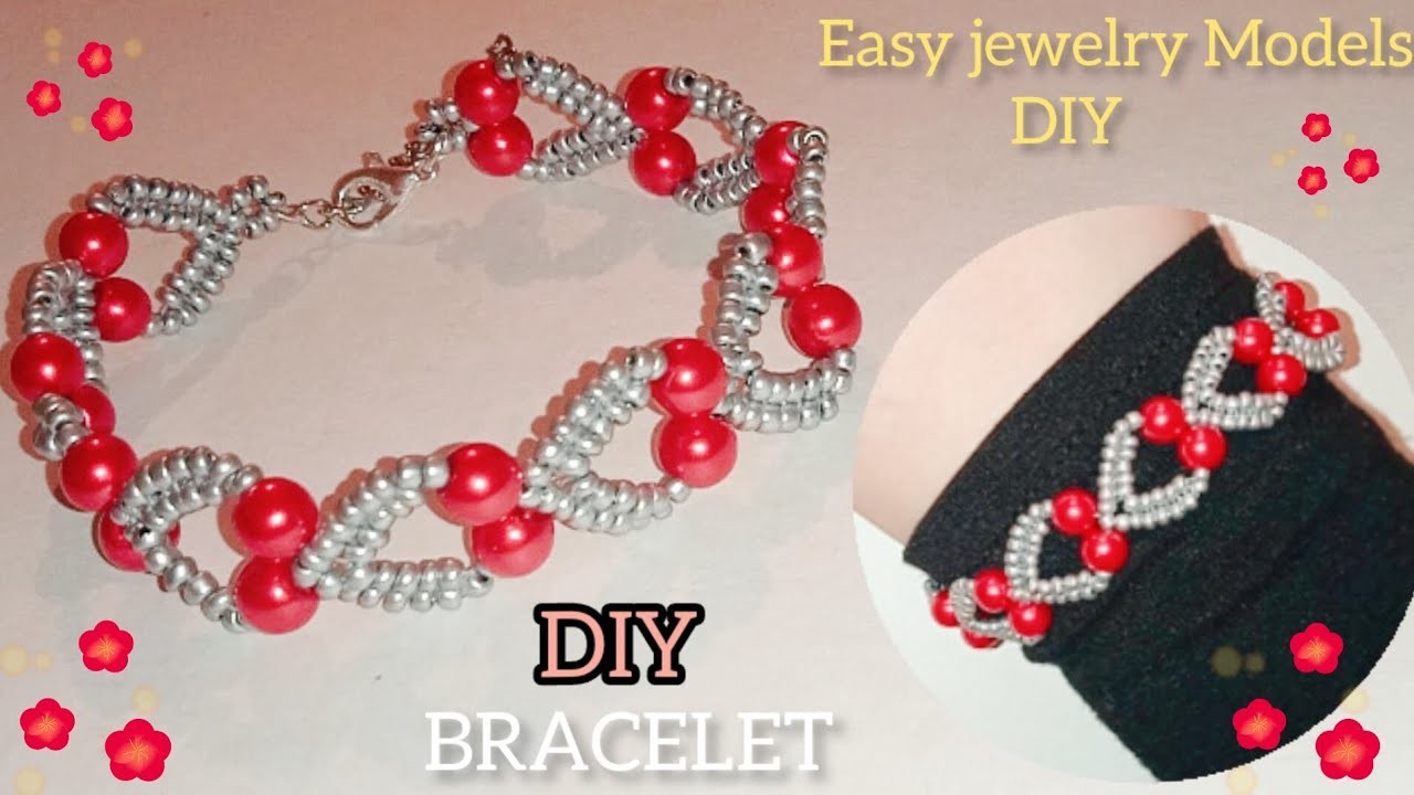 WOW SUPER IDEAS! How to Make Simple Beaded Bracelet Heart ???? Beaded Bracelet Easy Bracelet Making DIY