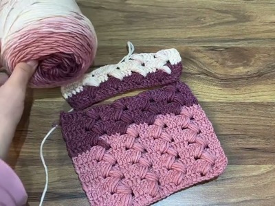 YEPYENİ❗ SON MODA????BİM’ipiyle yaptığım örgü modeli????Beautiful easy crochet knitting patterns