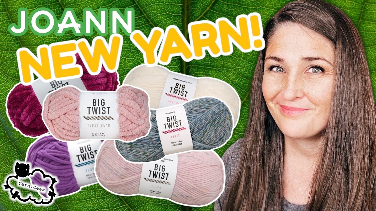 6 Amazing NEW Big Twist YARNS at JOANN!! ????