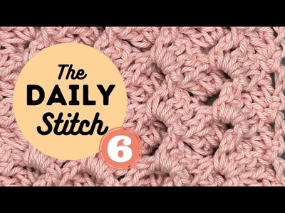 #6 GORGEOUS intermediate crochet stitch tutorial for baby blankets, etc