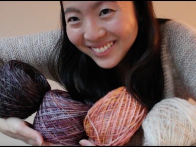 Arieknits Podcast Ep. 17 - First Thoughts on Boucle Yarn, and My EKF Winter Solstice Shawl!