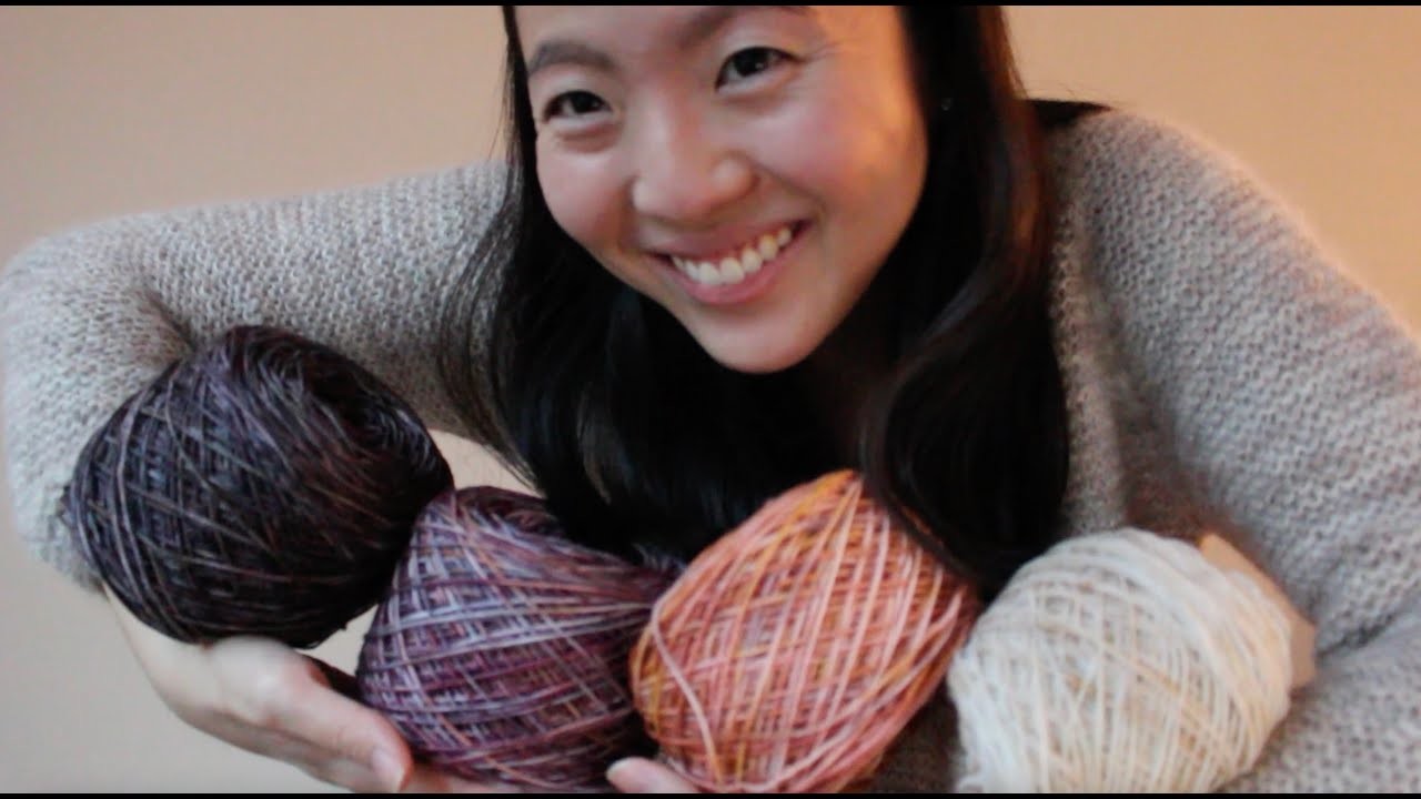 Arieknits Podcast Ep. 17 - First Thoughts on Boucle Yarn, and My EKF Winter Solstice Shawl!