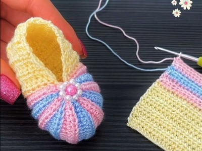 Beautiful Baby crochet shoes || baby girl boy crochet shoes ideas || crochet shoes work