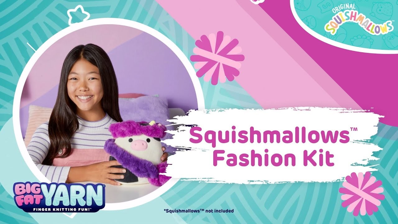 Big Fat Yarn | Squishmallows Fashion Kit Tutorial | Jazwares