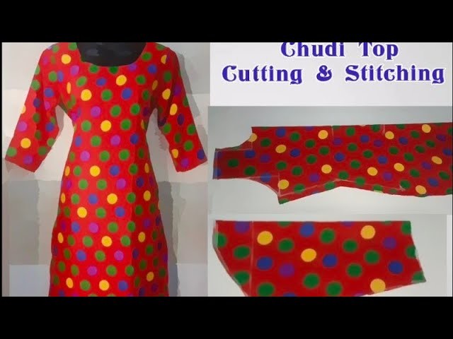 Chudi Top cutting and Stitching Step by step Full video For Beginners | ‎@Afidhazworld