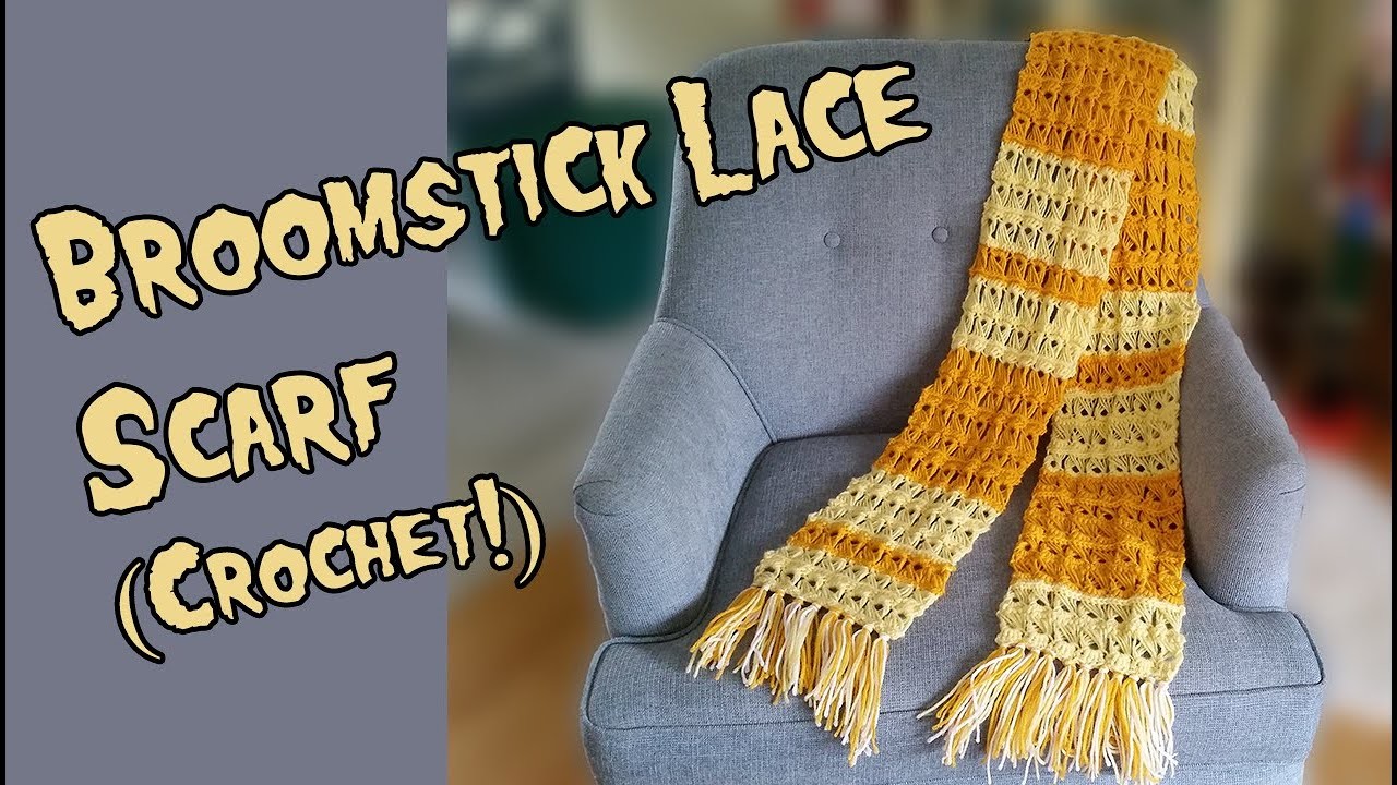 Crochet a Beautiful Broomstick Lace Scarf: Step-by-Step Tutorial