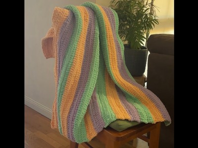 Crochet a thick, cuddly blanket