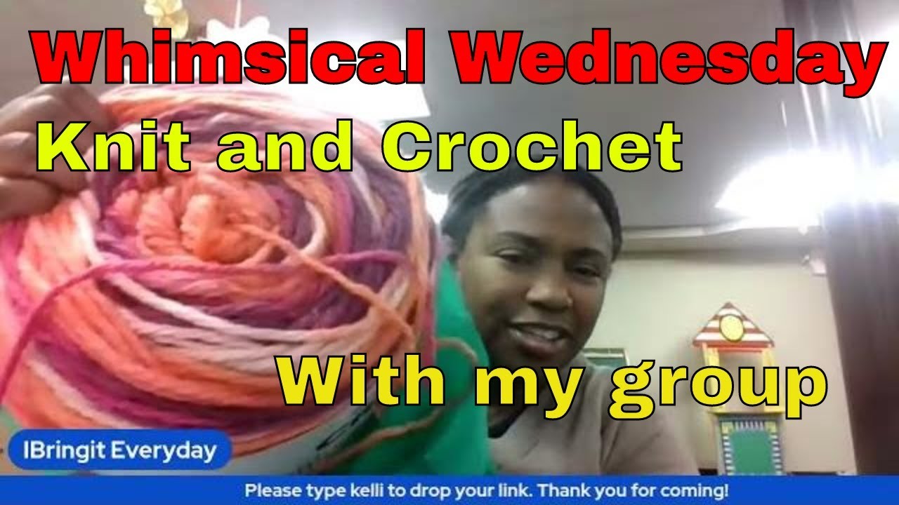 Crochet and Knit a long with my group