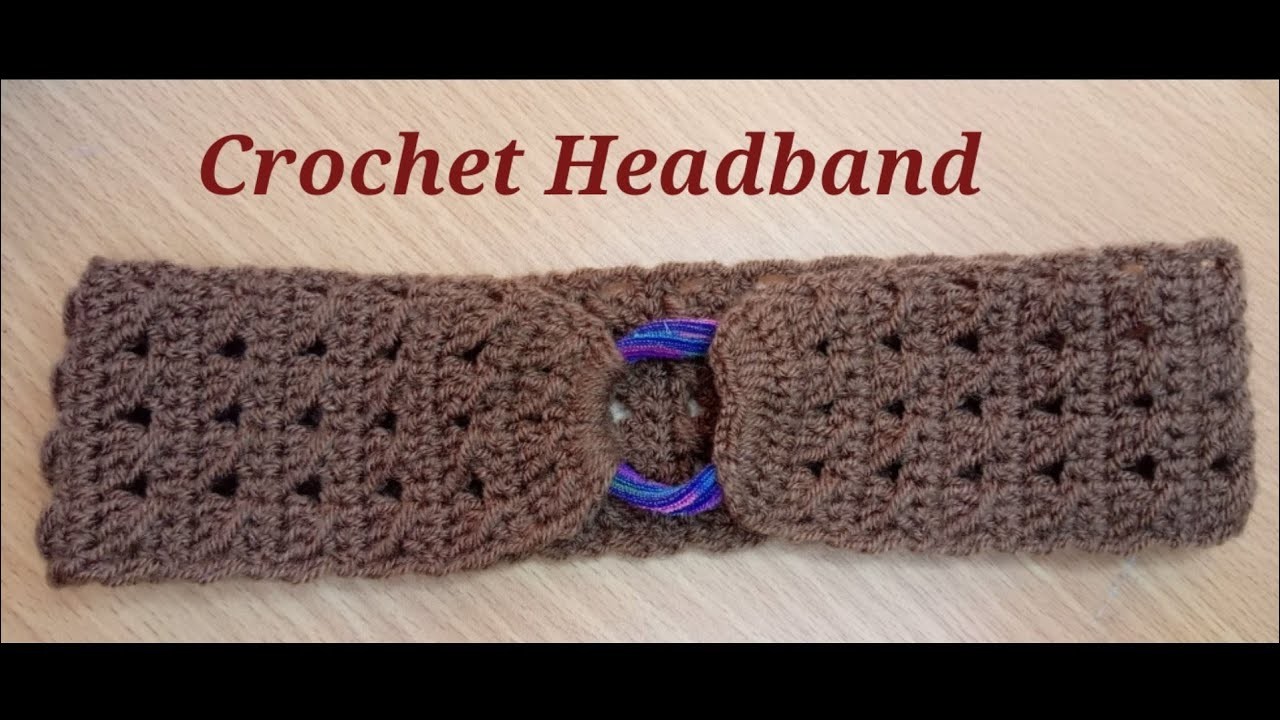 Crochet badana. headband crochet. crochet hair accessories.   crochet tutorial  @alrafay0313