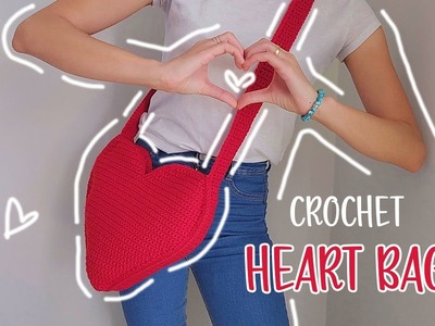 Crochet Heart Bag | Crochet Tutorial