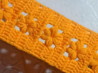 Crochet Toran Patti Design Tutorial - How to Make Toran Patti Design