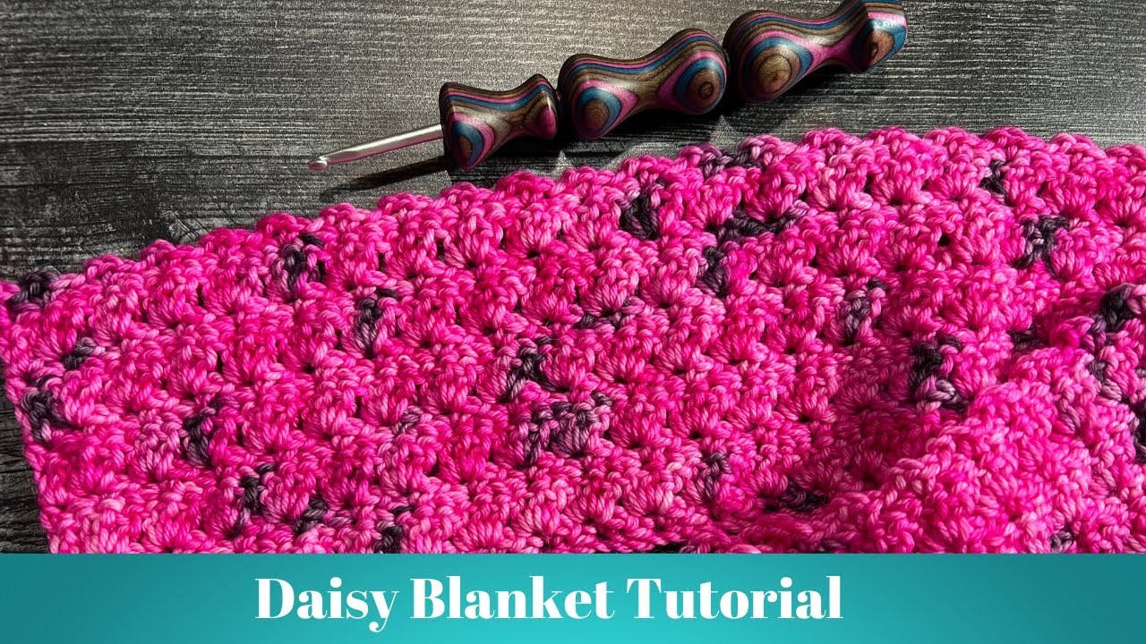 Daisy Blanket Crochet Tutorial | Leither Co.
