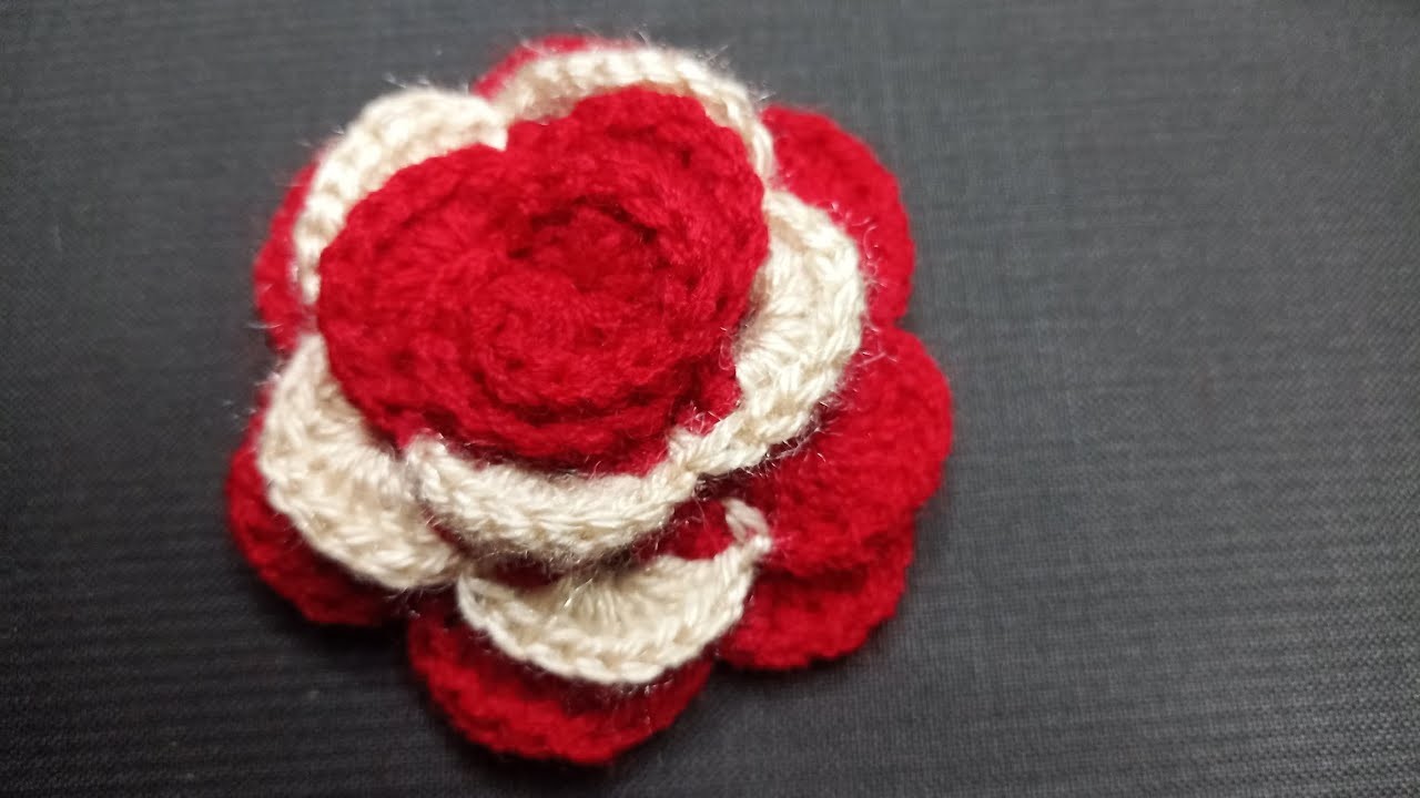 Flower Crochet | Rose Crochet |Easy Crochet Design