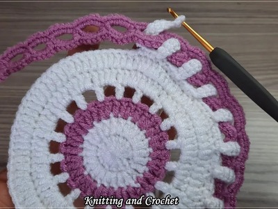 Gorgeous easy crochet runner. supla. placemat. table decor. home decoration. macrame