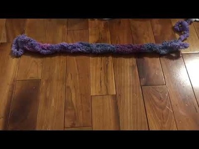 How to finger knit a sweater