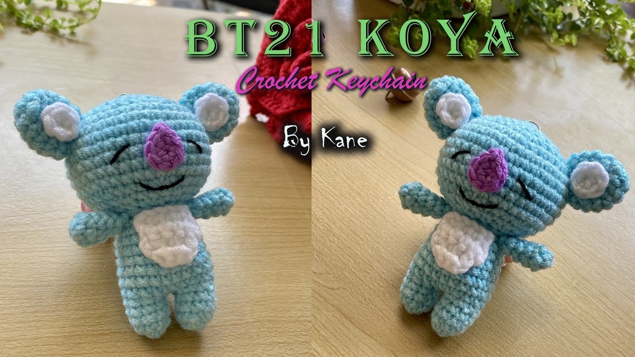 How to Koya Amigurumi Crochet | Amigurumi Koya BT21 | Crochet Koya Keychain