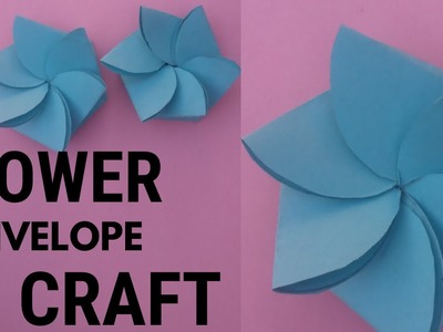How to make Flower envelope Card&Craft|Handmade Flower Craft envelope