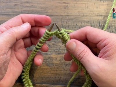 Knit 3 Purl 3 Knit Brim Making