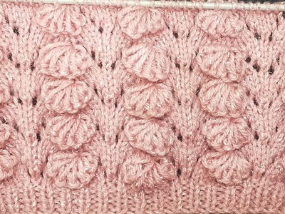 Knitting a Beautiful Design for Fork, Shrug,  Top, Cap, Cardigan, Jacket & Baby Sweater