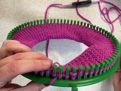 Knitting a Hat with a Knitting Loom