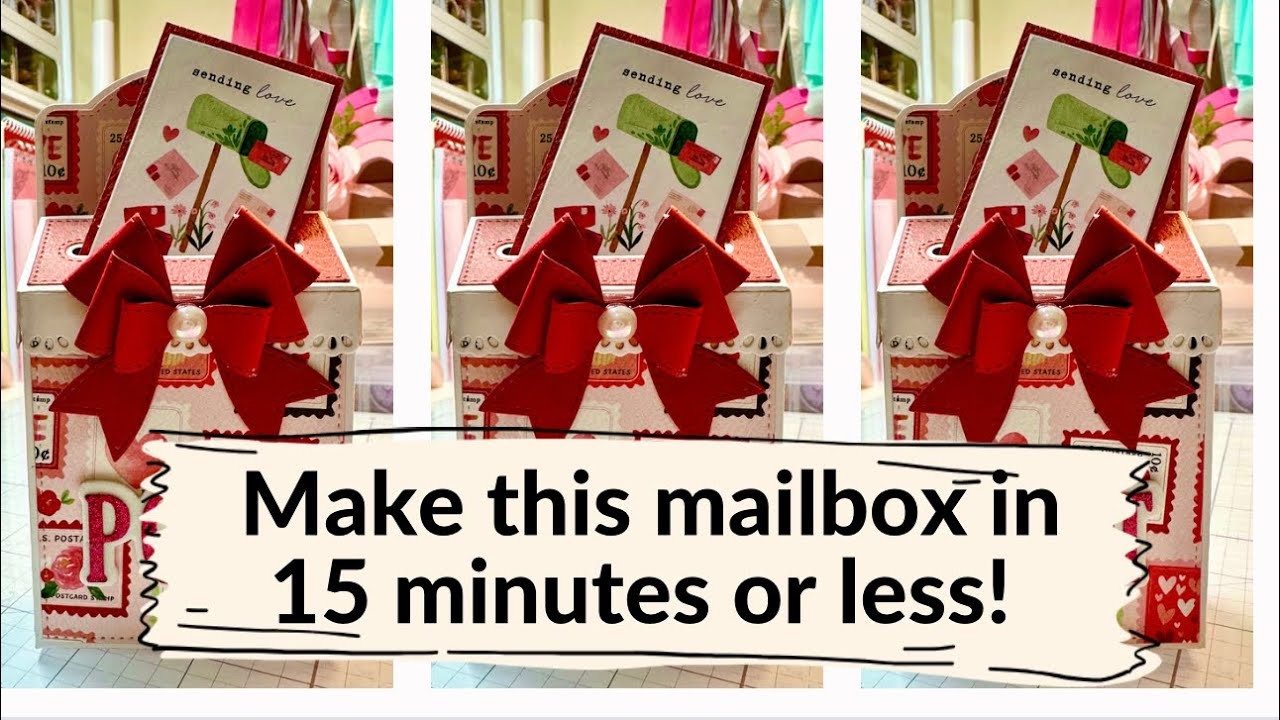 MAKE THIS MAILBOX IN 15 MINUTES OR LESS! EASY!  #craftycraftsbydeanna