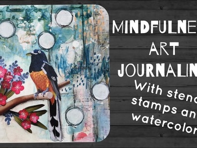 Mindfulness art journaling - perfect moment - process video